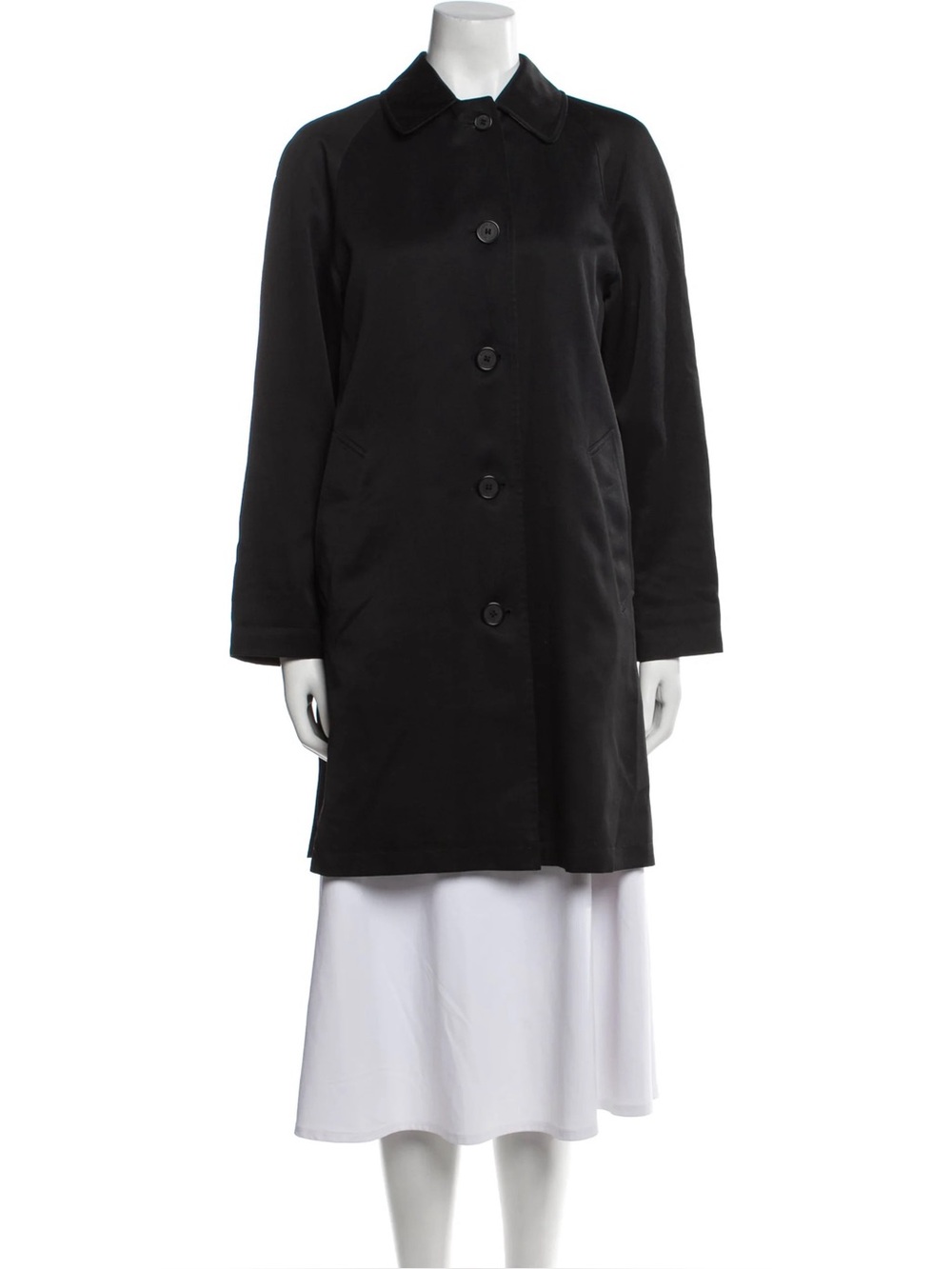 Burberry Women’s Black Trench Coat with Signature Check Lining